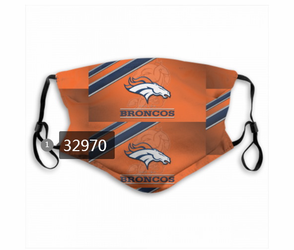 New 2021 NFL Denver Broncos 136 Dust mask with filter